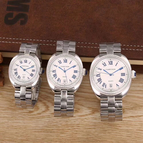 カルティエ時計正面デザイン